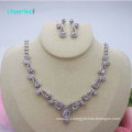 Fashional bling bling zircon jewelry wedding necklace for bridal  NE-215